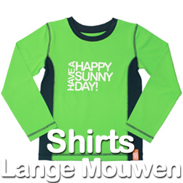 Kindercollectie UV werende shirts met lange mouwen